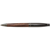 Penna a sfera con serbatoio in legno Loure (inchiostro nero) personalizzato con logo - Pubblienne