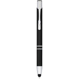Penna a sfera metallica con stylus Moneta (inchiostro blu) personalizzato con logo - Pubblienne
