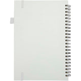 Quaderno A5 a spirale con copertina rigida in plastica riciclata Liss personalizzato con logo - Pubblienne