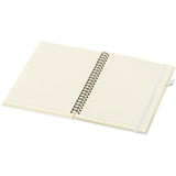 Quaderno A5 a spirale con copertina rigida in plastica riciclata Liss personalizzato con logo - Pubblienne
