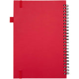 Quaderno A5 a spirale con copertina rigida in plastica riciclata Liss personalizzato con logo - Pubblienne