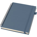 Quaderno A5 a spirale con copertina rigida in plastica riciclata Liss personalizzato con logo - Pubblienne
