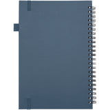 Quaderno A5 a spirale con copertina rigida in plastica riciclata Liss personalizzato con logo - Pubblienne