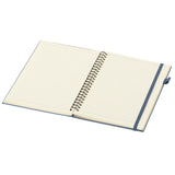 Quaderno A5 a spirale con copertina rigida in plastica riciclata Liss personalizzato con logo - Pubblienne