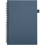 Quaderno A5 a spirale con copertina rigida in plastica riciclata Liss personalizzato con logo - Pubblienne