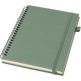 Quaderno A5 a spirale con copertina rigida in plastica riciclata Liss personalizzato con logo - Pubblienne
