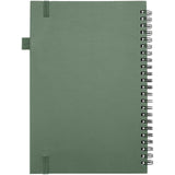 Quaderno A5 a spirale con copertina rigida in plastica riciclata Liss personalizzato con logo - Pubblienne