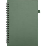 Quaderno A5 a spirale con copertina rigida in plastica riciclata Liss personalizzato con logo - Pubblienne
