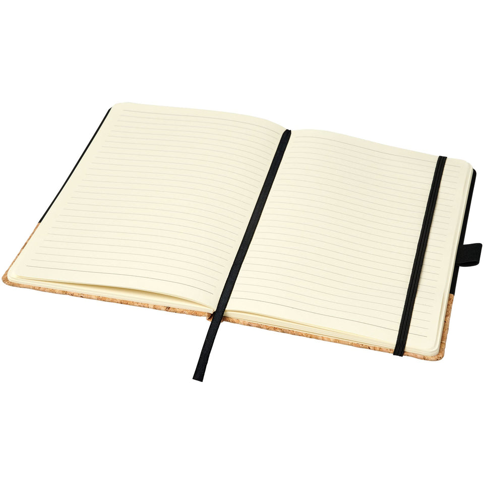 Blocco note formato A5 in TPU e sughero Evora personalizzato con logo - Pubblienne