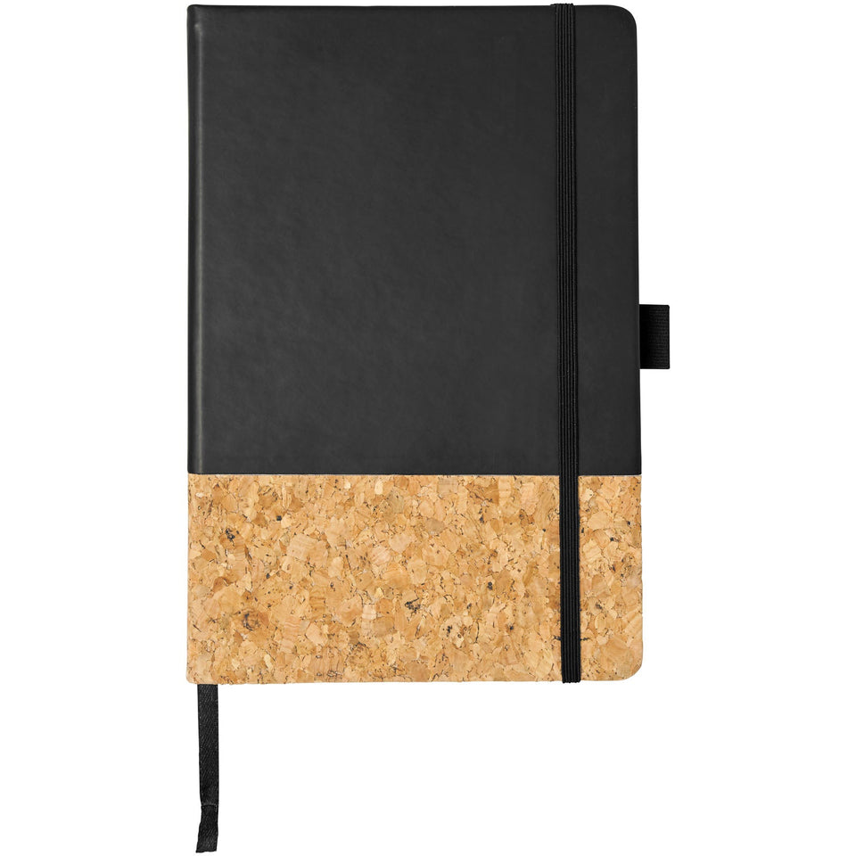Blocco note formato A5 in TPU e sughero Evora personalizzato con logo - Pubblienne