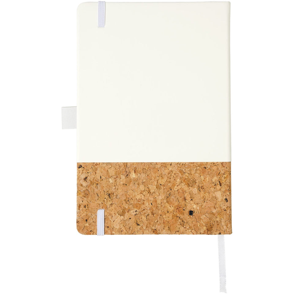 Blocco note formato A5 in TPU e sughero Evora personalizzato con logo - Pubblienne