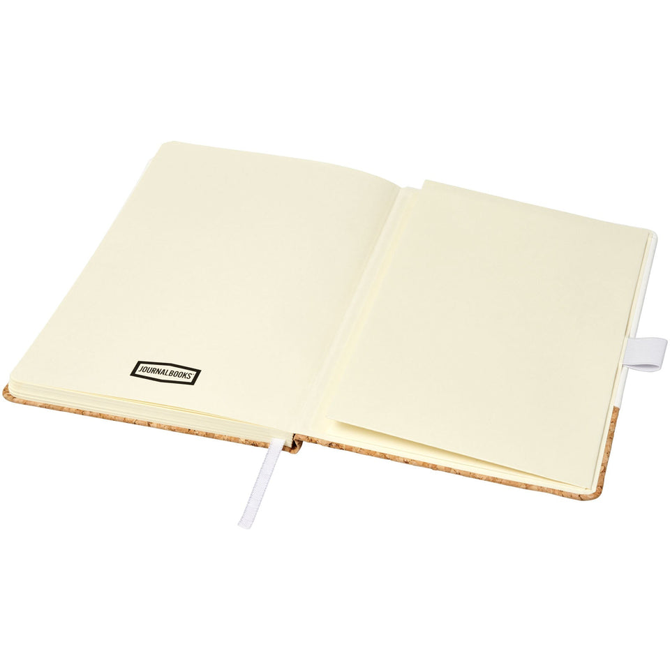 Blocco note formato A5 in TPU e sughero Evora personalizzato con logo - Pubblienne
