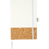 Blocco note formato A5 in TPU e sughero Evora personalizzato con logo - Pubblienne
