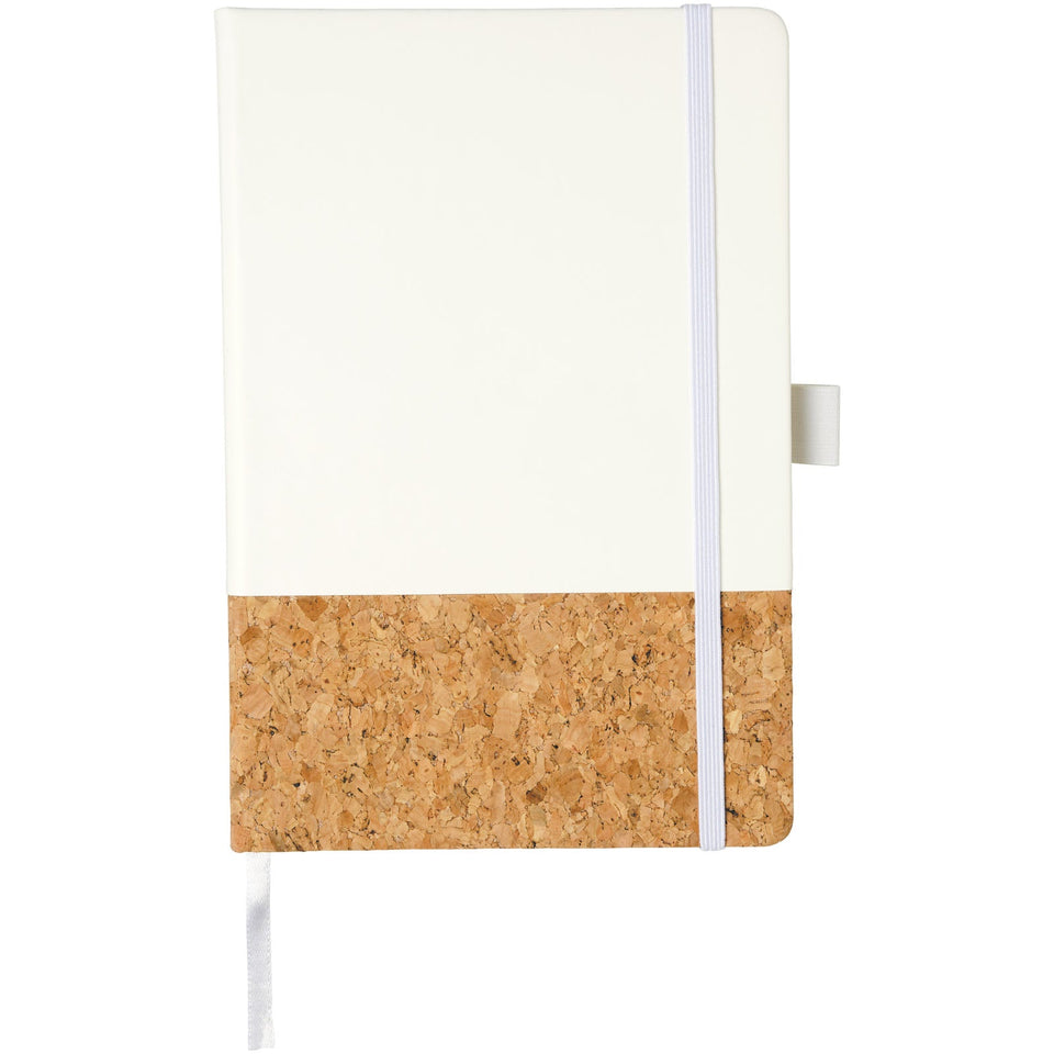 Blocco note formato A5 in TPU e sughero Evora personalizzato con logo - Pubblienne