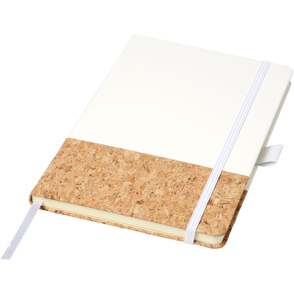Blocco note formato A5 in TPU e sughero Evora personalizzato con logo - Pubblienne