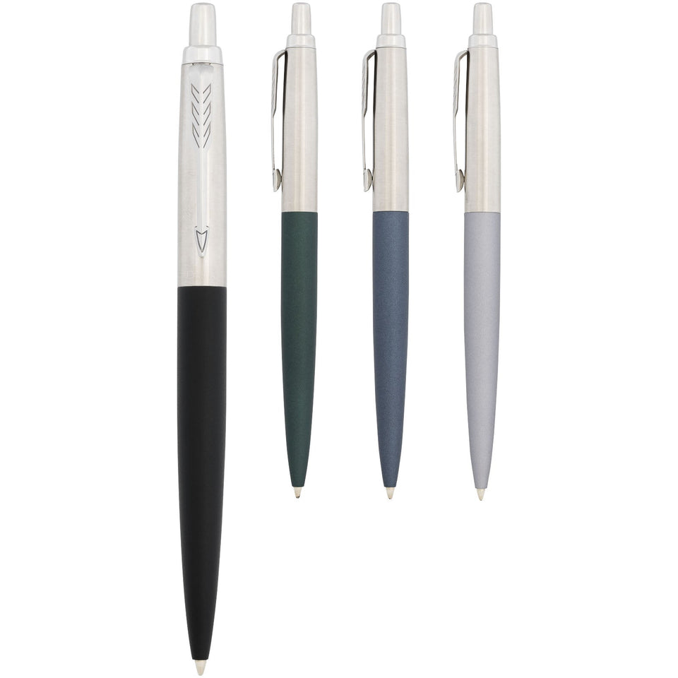 Parker penna a sfera opaca con finiture cromate Jotter XL (inchiostro blu) personalizzato con logo - Pubblienne