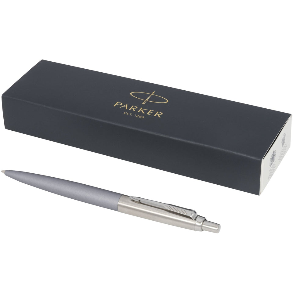 Parker penna a sfera opaca con finiture cromate Jotter XL (inchiostro blu) personalizzato con logo - Pubblienne