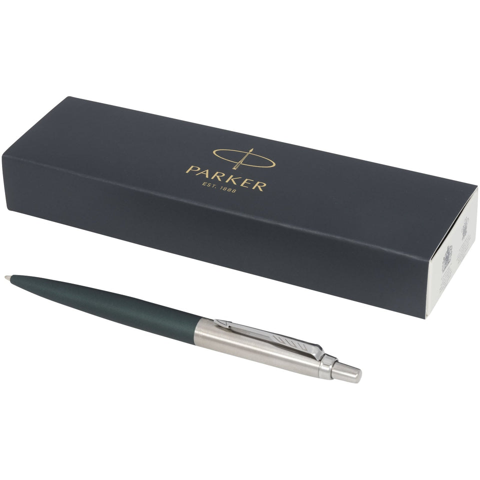 Parker penna a sfera opaca con finiture cromate Jotter XL (inchiostro blu) personalizzato con logo - Pubblienne