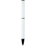 Penna a sfera a rotazione in alluminio riciclato Verton con ghiera (inchiostro blu) personalizzato con logo - Pubblienne