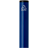 Penna a sfera a rotazione in alluminio riciclato Verton con ghiera (inchiostro blu) personalizzato con logo - Pubblienne
