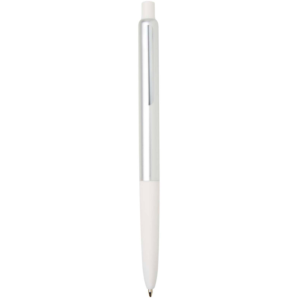 Penna a sfera a scatto in alluminio riciclato con finitura anodizzata Soffit (inchiostro blu) personalizzato con logo - Pubblienne