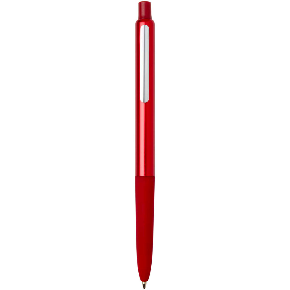 Penna a sfera a scatto in alluminio riciclato con finitura anodizzata Soffit (inchiostro blu) personalizzato con logo - Pubblienne