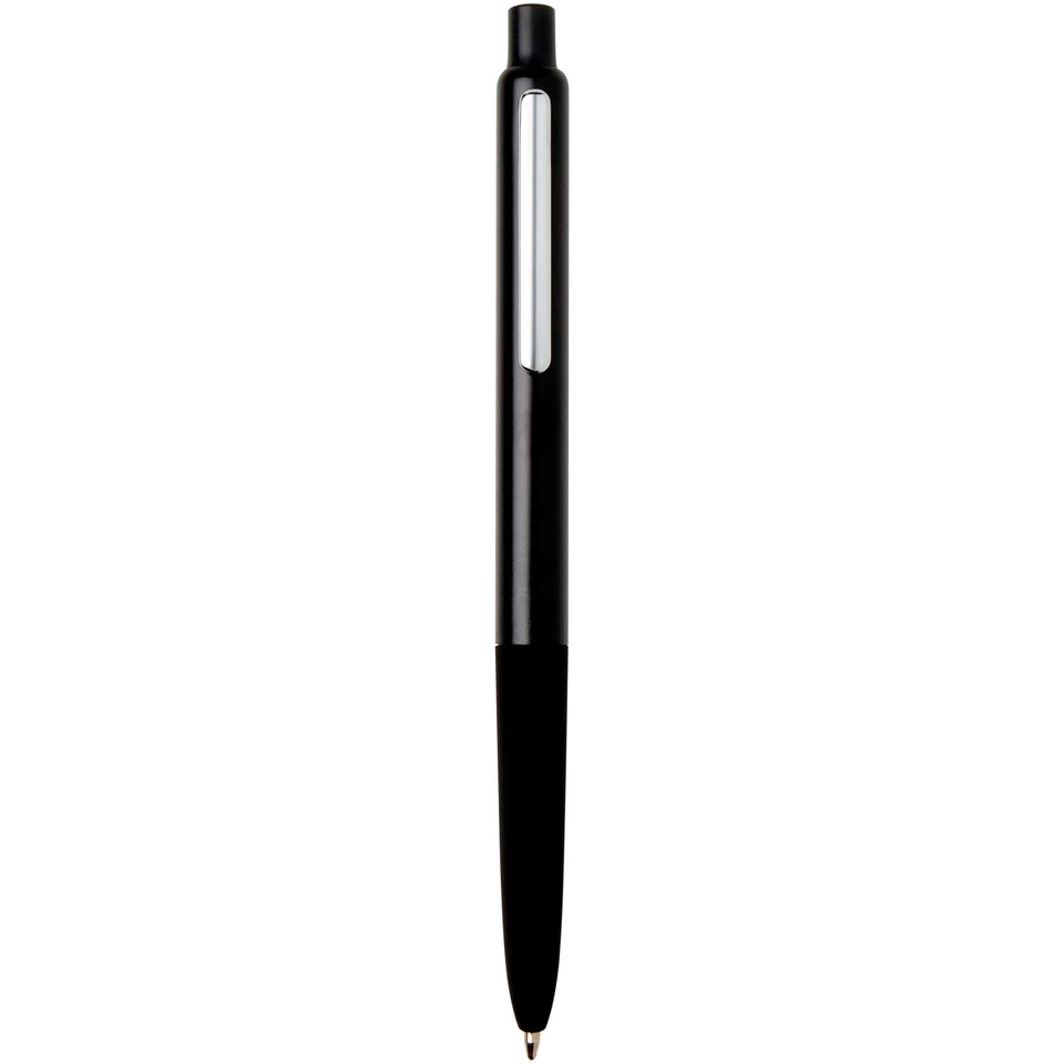 Penna a sfera a scatto in alluminio riciclato con finitura anodizzata Soffit (inchiostro blu) personalizzato con logo - Pubblienne