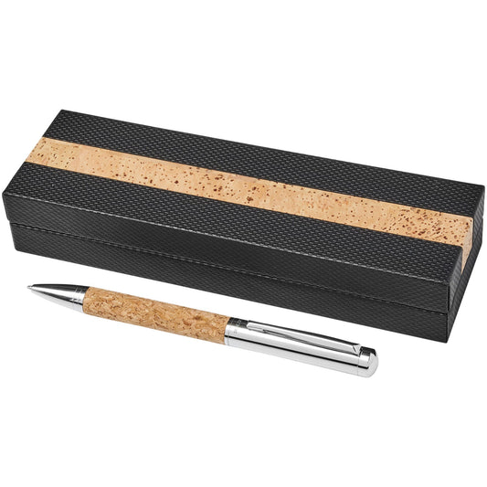 Penna a sfera Cortegana (inchiostro nero) personalizzato con logo - Pubblienne