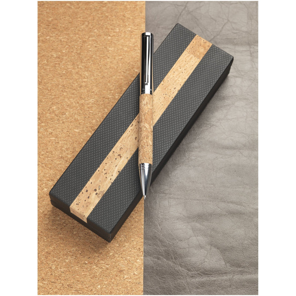 Penna a sfera Cortegana (inchiostro nero) personalizzato con logo - Pubblienne