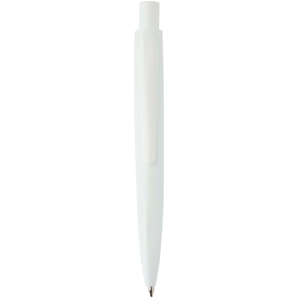 Mini penna a sfera in plastica riciclata Ramin (inchiostro blu) personalizzato con logo - Pubblienne