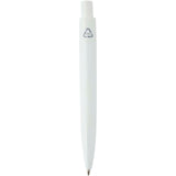 Mini penna a sfera in plastica riciclata Ramin (inchiostro blu) personalizzato con logo - Pubblienne