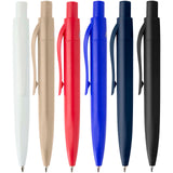 Mini penna a sfera in plastica riciclata Ramin (inchiostro blu) personalizzato con logo - Pubblienne