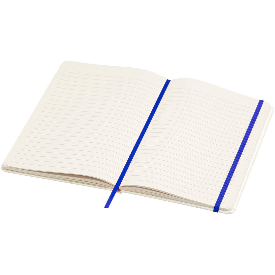 Blocco note formato A5 a righe in carta riciclata Bass personalizzato con logo - Pubblienne