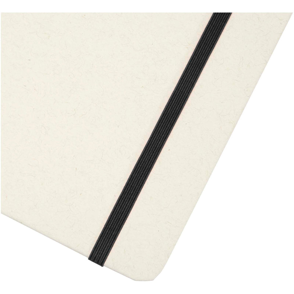 Blocco note formato A5 a righe in carta riciclata Bass personalizzato con logo - Pubblienne
