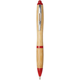 Penna a sfera in bambù Nash (inchiostro blu) personalizzato con logo - Pubblienne
