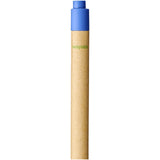 Penna a sfera Berk in cartone riciclato e plastica derivata dal mais (inchiostro nero) personalizzato con logo - Pubblienne
