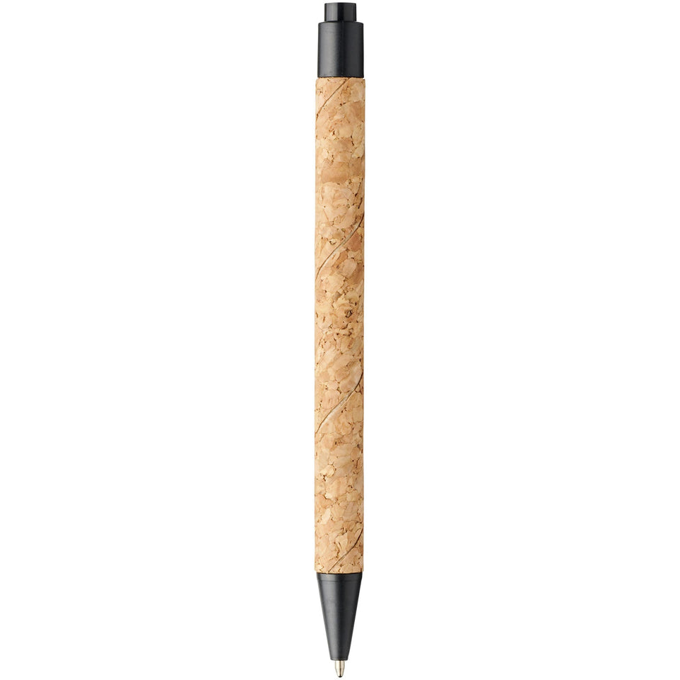 Penna a sfera in sughero e paglia di grano Midar (inchiostro nero) personalizzato con logo - Pubblienne