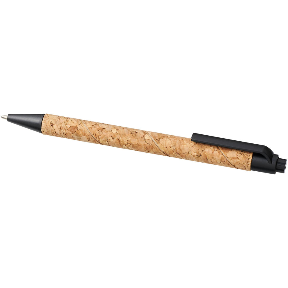 Penna a sfera in sughero e paglia di grano Midar (inchiostro nero) personalizzato con logo - Pubblienne