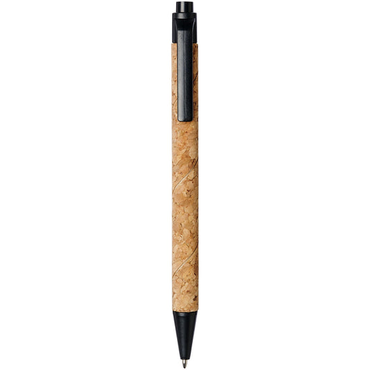 Penna a sfera in sughero e paglia di grano Midar (inchiostro nero) personalizzato con logo - Pubblienne