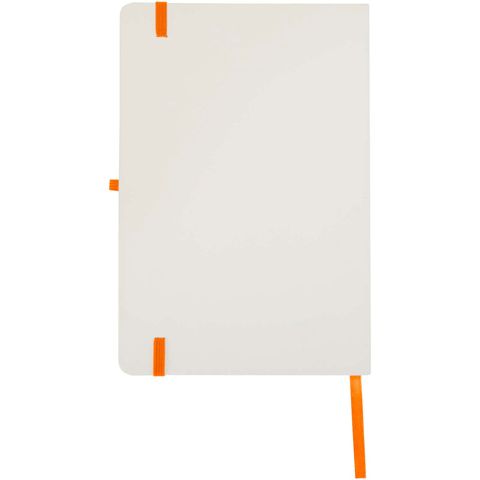 Taccuino A5 con copertina rigida e bordi colorati Spectrum personalizzato con logo - Pubblienne