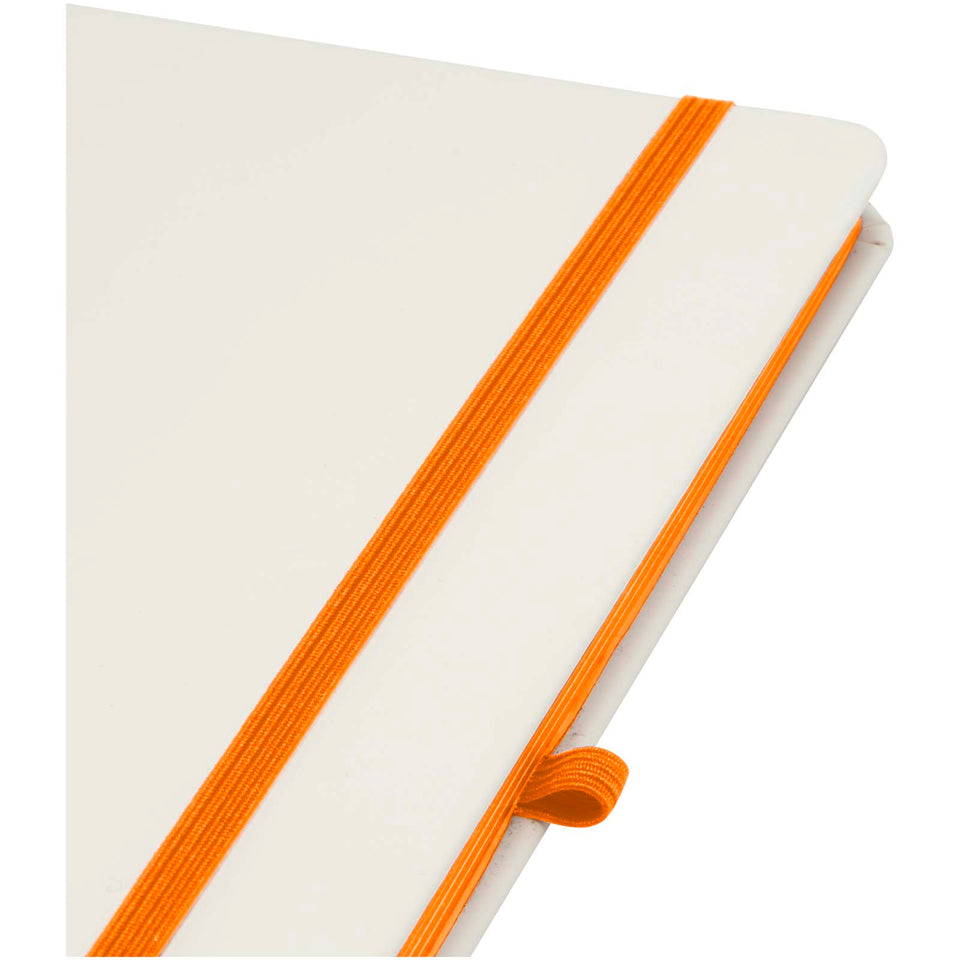 Taccuino A5 con copertina rigida e bordi colorati Spectrum personalizzato con logo - Pubblienne