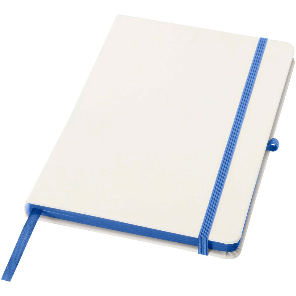 Taccuino A5 con copertina rigida e bordi colorati Spectrum personalizzato con logo - Pubblienne