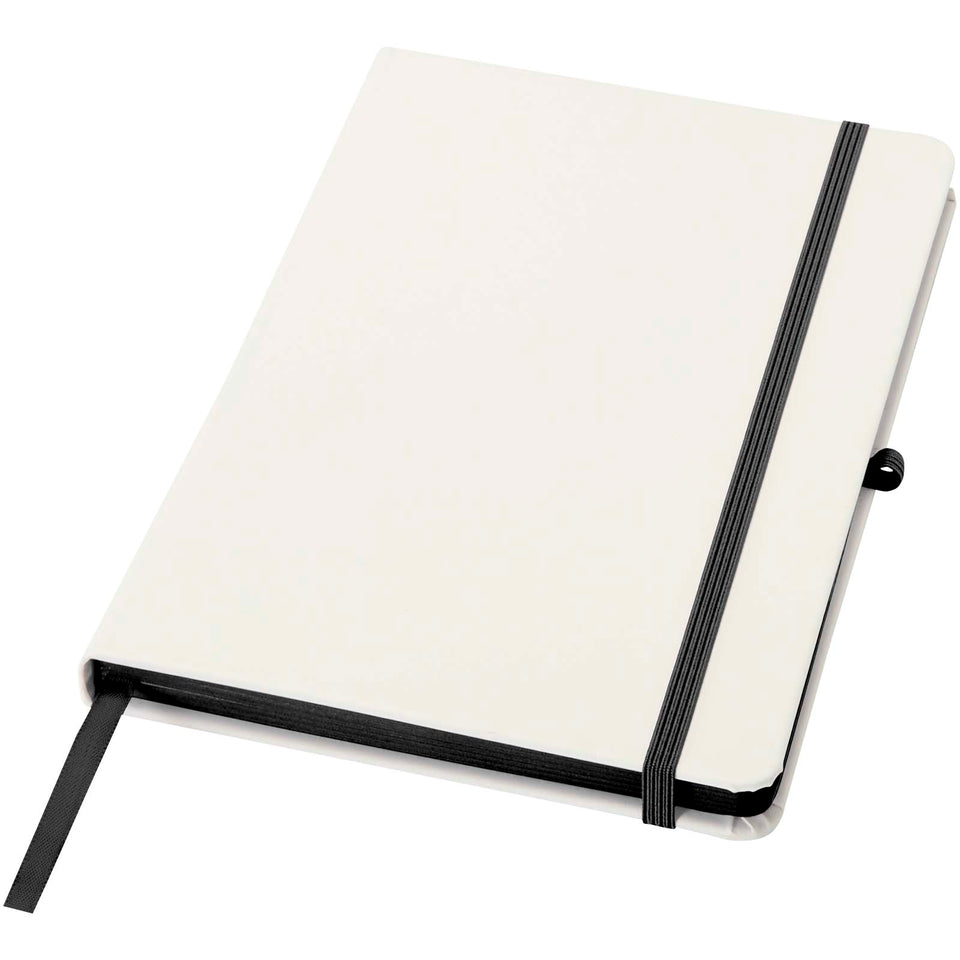 Taccuino A5 con copertina rigida e bordi colorati Spectrum personalizzato con logo - Pubblienne