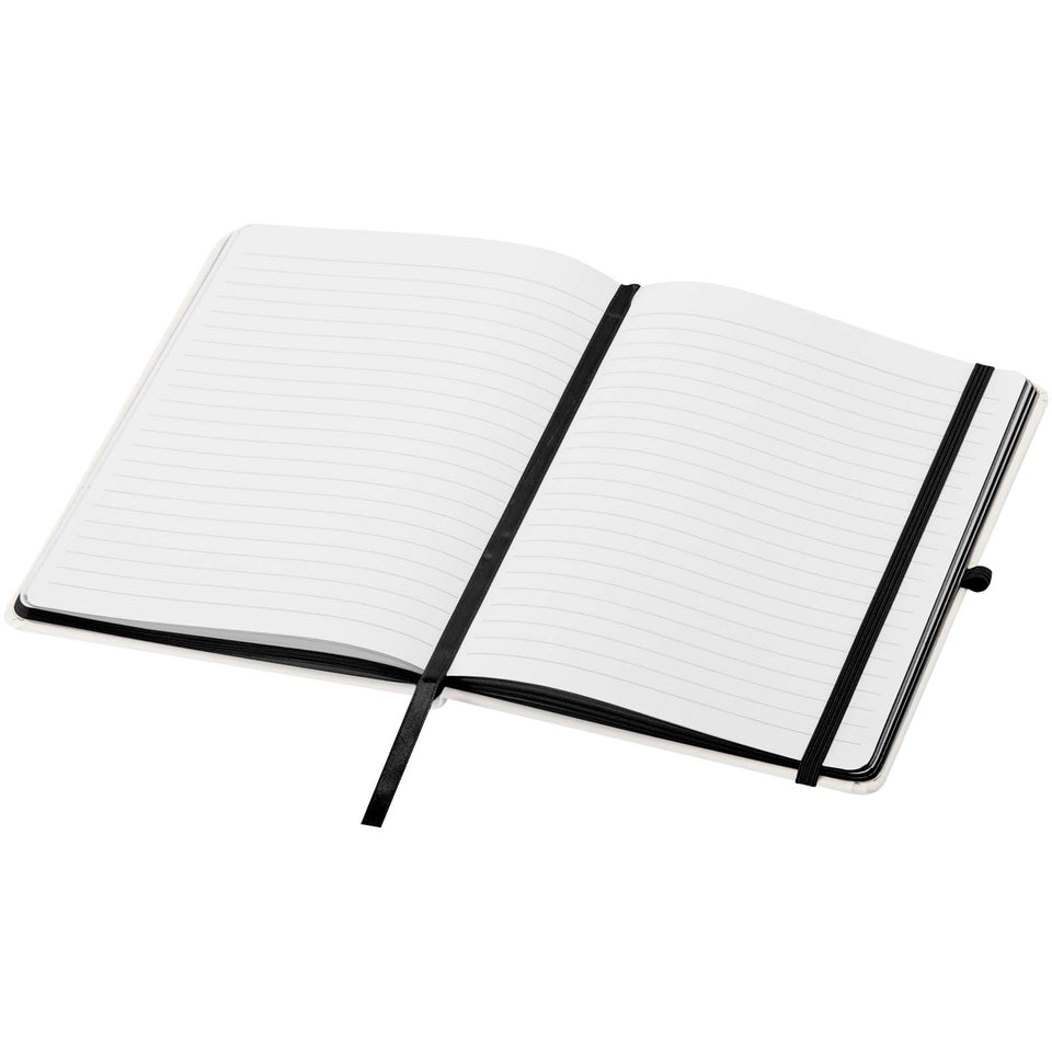 Taccuino A5 con copertina rigida e bordi colorati Spectrum personalizzato con logo - Pubblienne