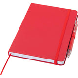 Set taccuino A5  in materiale riciclato Spectrum e penna a sfera personalizzato con logo - Pubblienne