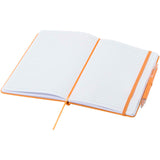 Set taccuino A5  in materiale riciclato Spectrum e penna a sfera personalizzato con logo - Pubblienne