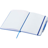 Set taccuino A5  in materiale riciclato Spectrum e penna a sfera personalizzato con logo - Pubblienne
