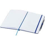 Set taccuino A5  in materiale riciclato Spectrum e penna a sfera personalizzato con logo - Pubblienne