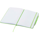 Set taccuino A5  in materiale riciclato Spectrum e penna a sfera personalizzato con logo - Pubblienne