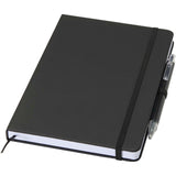 Set taccuino A5  in materiale riciclato Spectrum e penna a sfera personalizzato con logo - Pubblienne